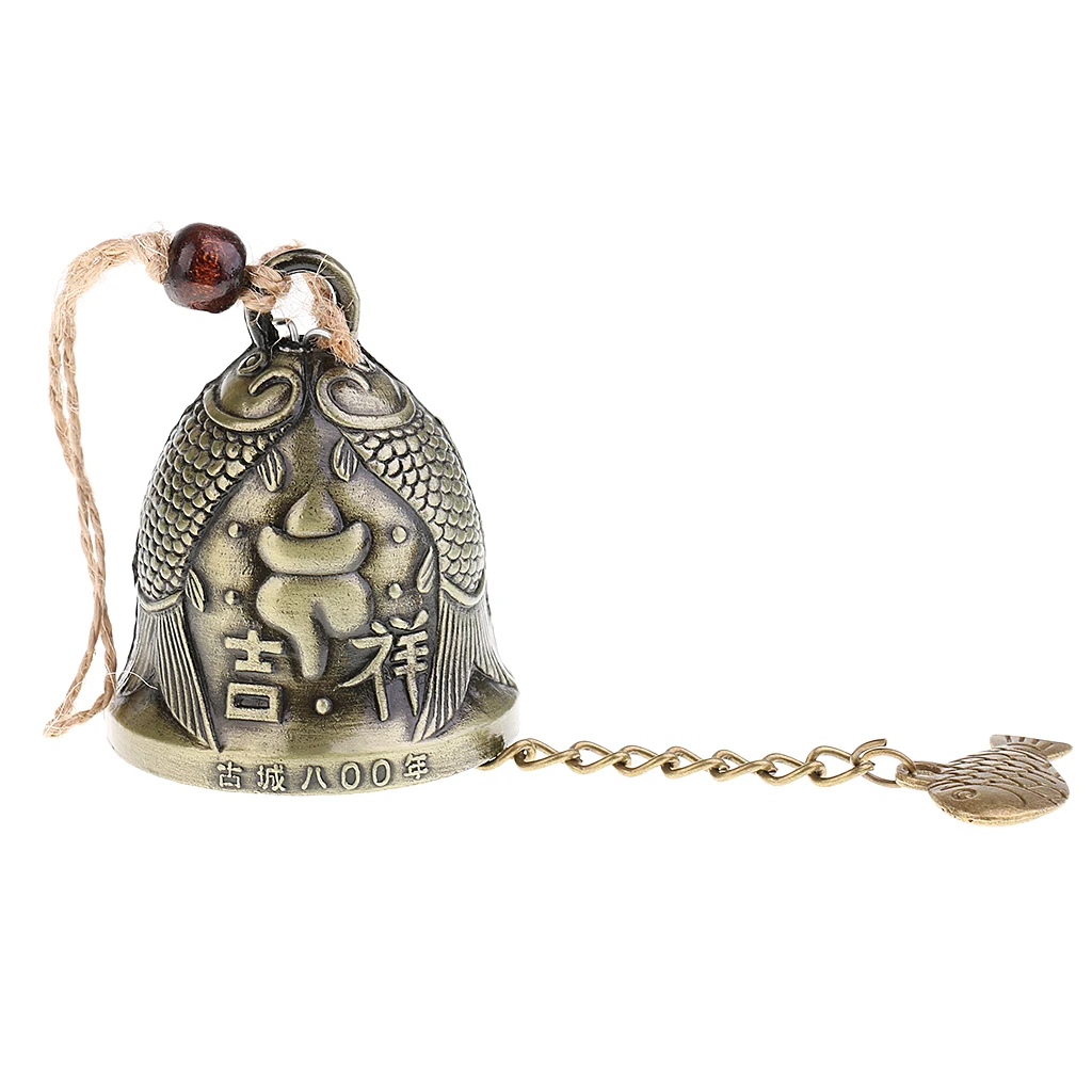 Счастливый фэн-шуй монета Будды-колокольчик Для богатства безопасности и