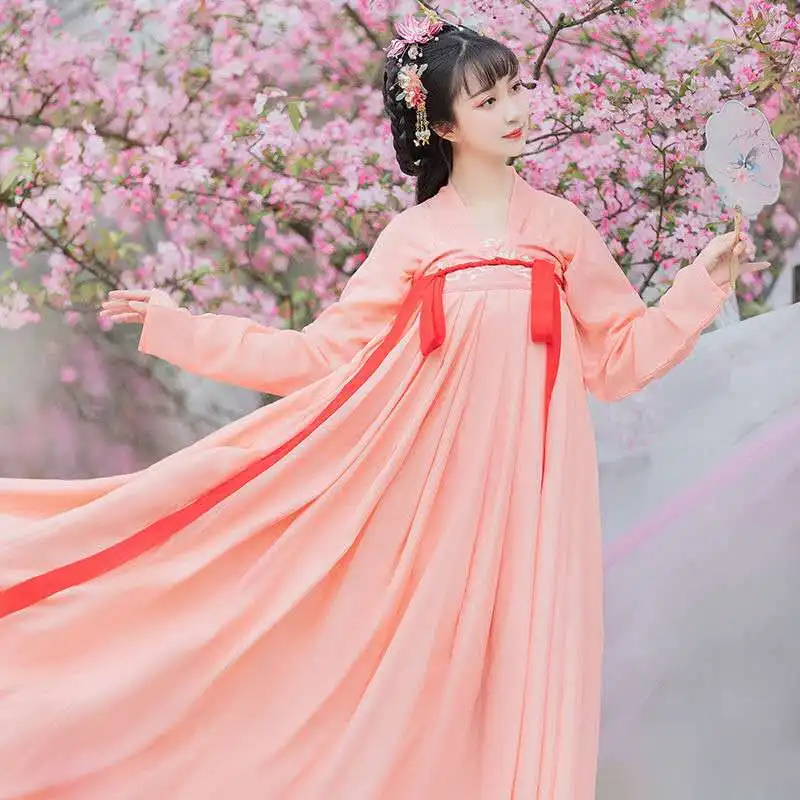 

Chinese Folk Dance Hanfu Dress Retro Tang Dynasty Princess Cosplay Stage Wear Asian Chinese Traditional Dress Women Fairy Hanfu