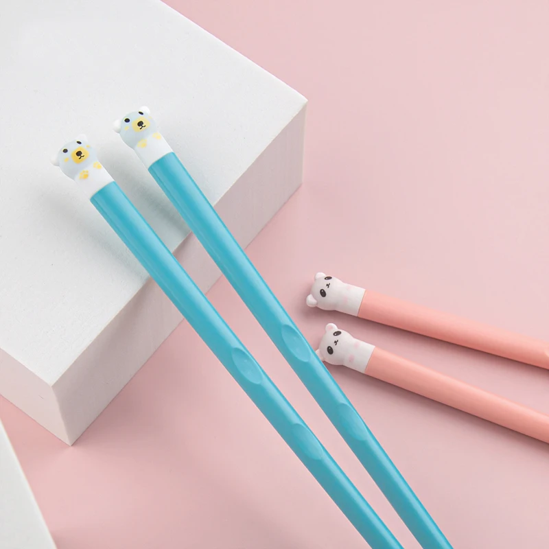 Китайские палочки для еды, 1 набор, милые палочки для еды с мультяшными животными для детей, отличный подарок