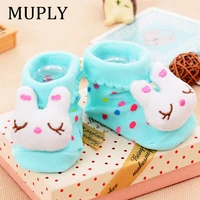 2021 lovely baby cotton socks for newborn animal cartoon gift infant winter spring baby boys girls kids cute floor anti slip
