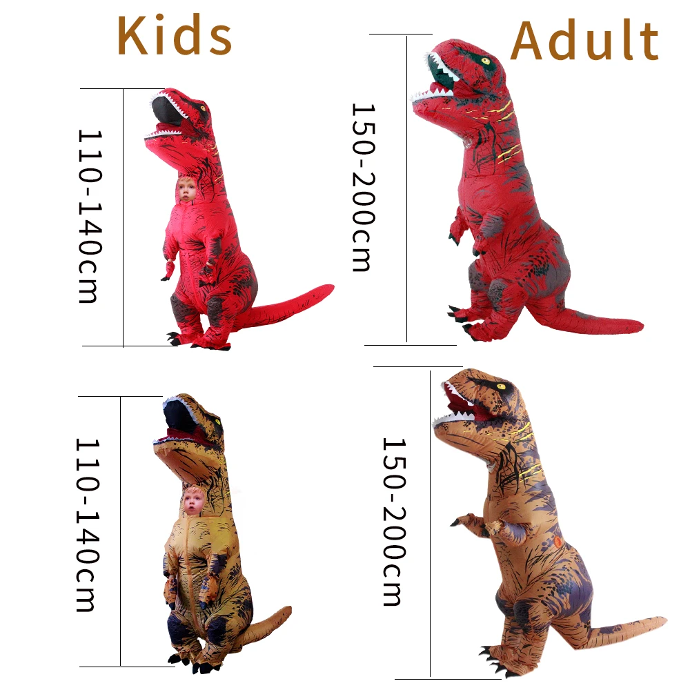 Детский Косплей мир Юрского периода надувные костюмы динозавров для взрослых