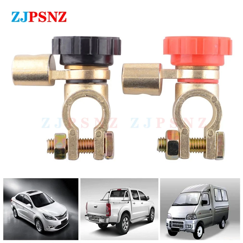 

Auto Battery Terminal Link Switch Clamp Top Post Terminal Quick Cut-off Disconnect Isolator Switchs Car Truck Battery Disconnect