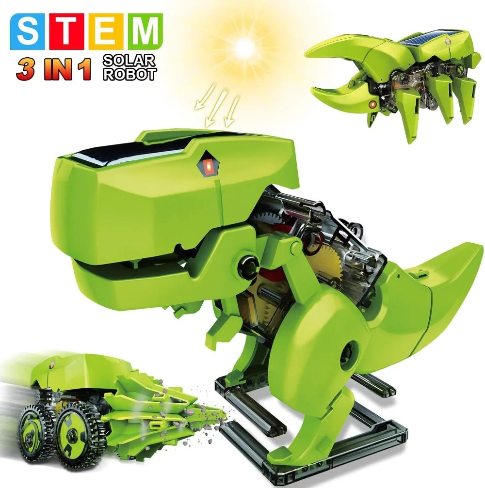 stem toys 13 in 1 creative educational toys solar powered robot toy science kit building blocks toys for 8 10 years old boys free global shipping