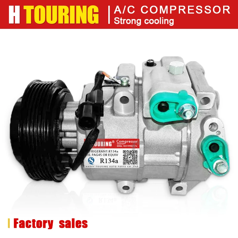 DV16 AUTO AC Compressor For Car Kia Sorento air conditioner compressor 97701-2P300 97701-2F800 97701-2V000 12V 6pk | Автомобили и