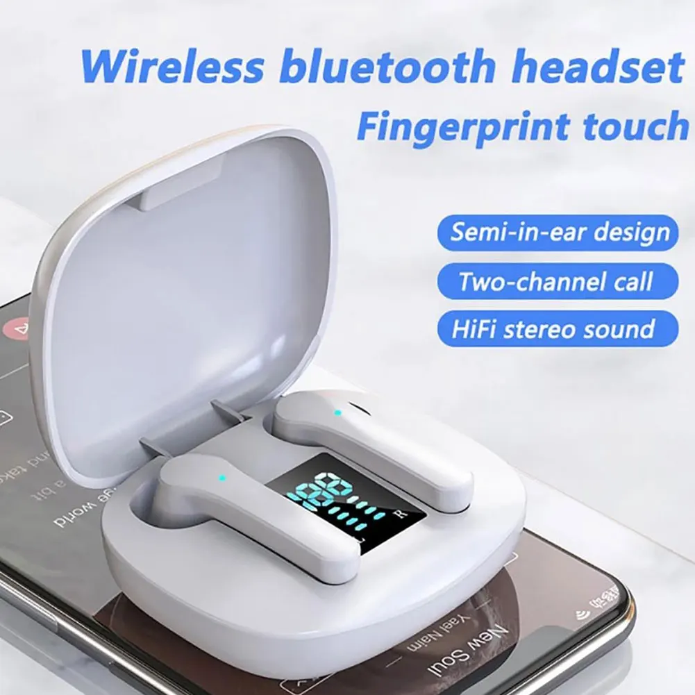 

56 HOURS LONG Battery Wireless Bluetooth V5.1 Earphone Colorful Wireless Headphone HIFI Stereo Earbuds Call Earphone with Mic