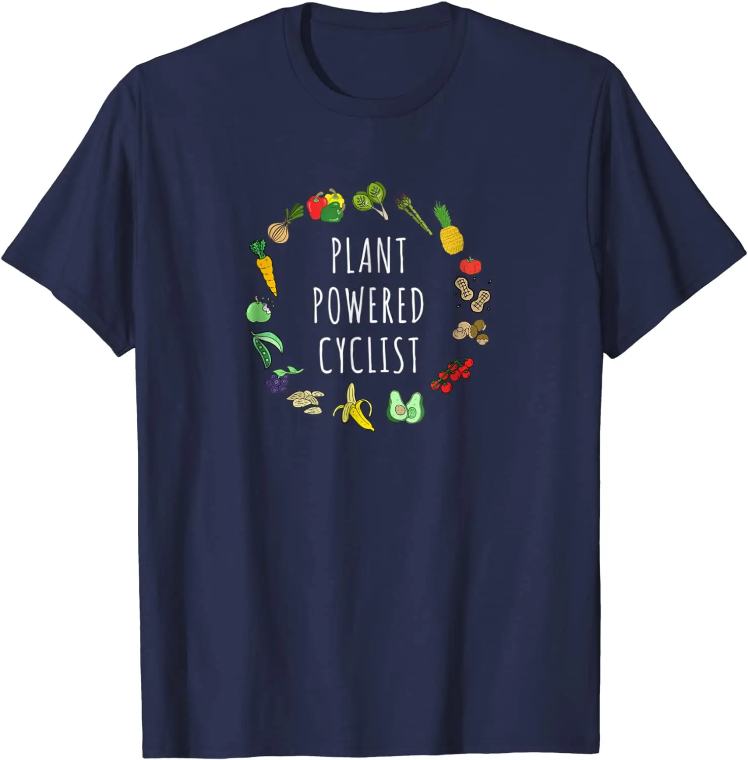 

Plant-Powered Cyclist Vegetarian Vegan Cycling Men's T-Shirt