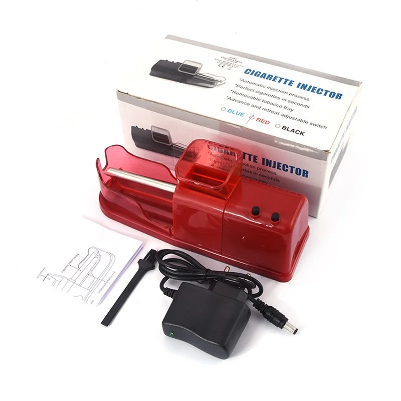 

8mm Automatic Cigarette Rolling Machine Making Tobacco Electric Injector Maker Roller DIY Tool Smoking Accessories Gifts for Men