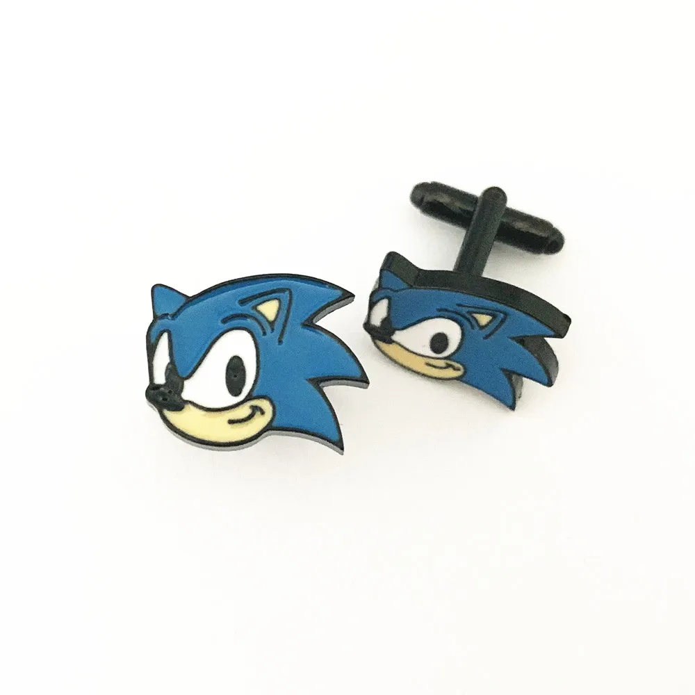 

2021 NEW Cartoon Anime Cufflinks Variety of options High Quality Cosplay Charm Kawaii Metal Small jewelry Woman/man Gift