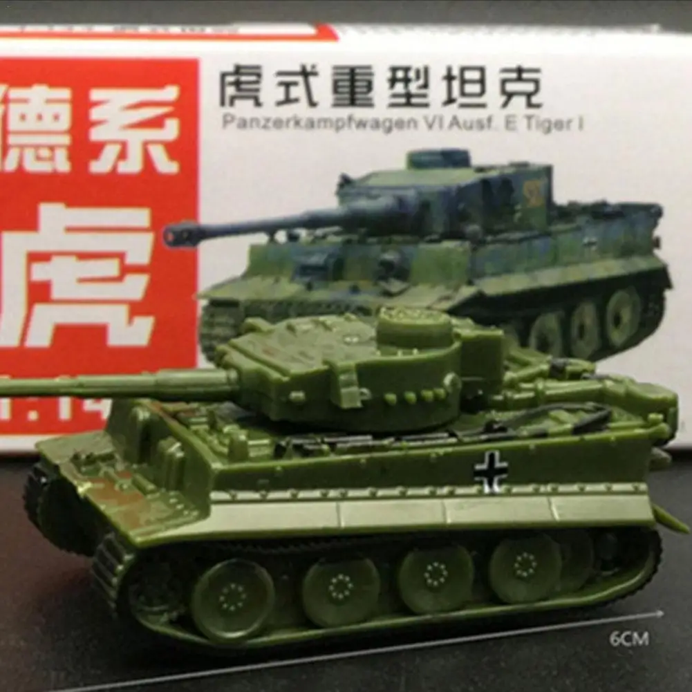 

4D Assembly Model 1:144 German Classic Tanks Tiger Heavy Tank Military Model Toy Finished Product