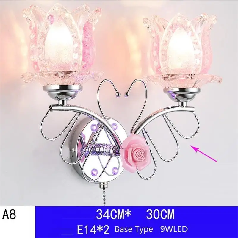 Зеркало Arandela Para Parede аппликация Murale светильник Applique Luz для дома кристалл Lampara де