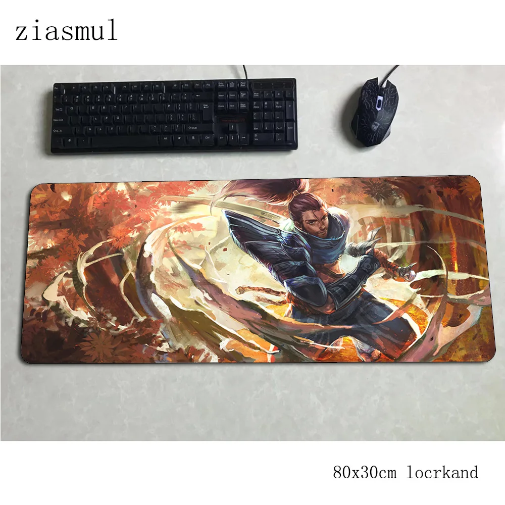 Yasuo padmouse 80x30 см игровой коврик для мыши модный большой компьютерный стол классный