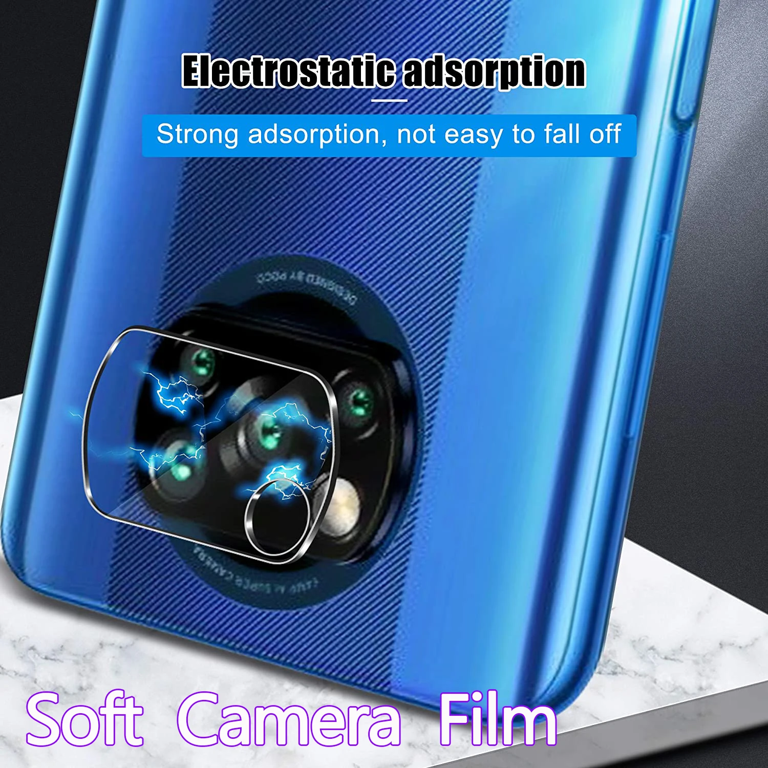 

Protective film for screen Poco X3 glass, Poco X3 NFC tempered glass, Poco X3 screen protector