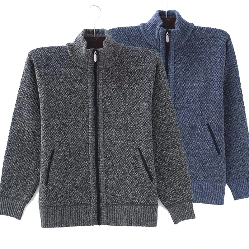2021 Cardigan Jacket Men Autumn Winter Men Warm Sweater Coat Men Knitted Sweater Solid Cardigan Jackets Man Casual Mens Clothing