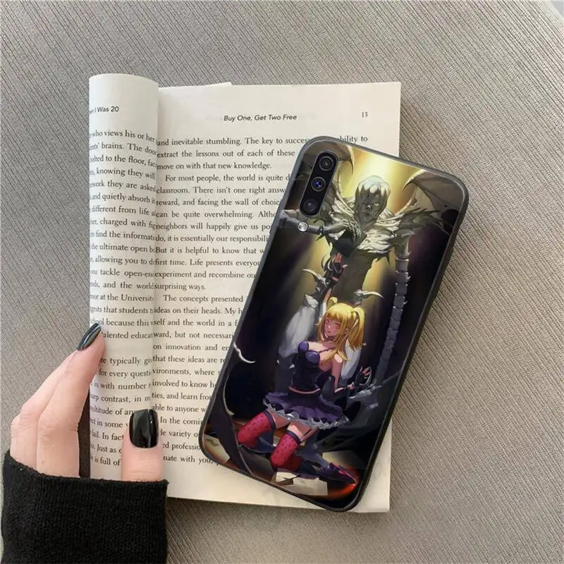 

rem and misa death note Anime Phone Case For Samsung galaxy S 9 10 20 A 10 21 30 31 40 50 51 71 s note 20 j 4 2018 plus