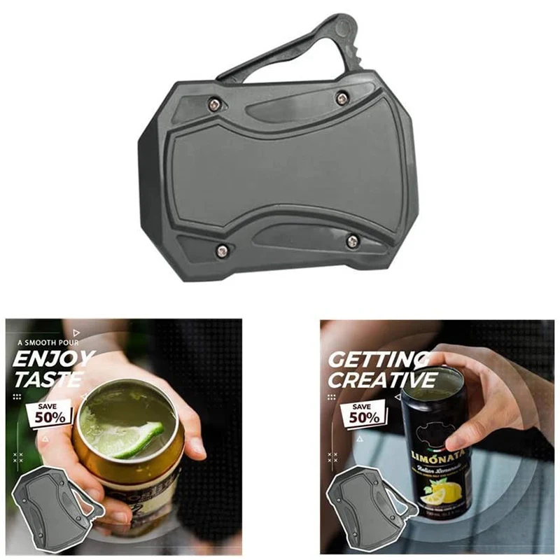 

Kitchen Can Opener Go Swing Opener Universal Topless Can Opener Manual Beer Can Opener Bottle Opener Bar Tool