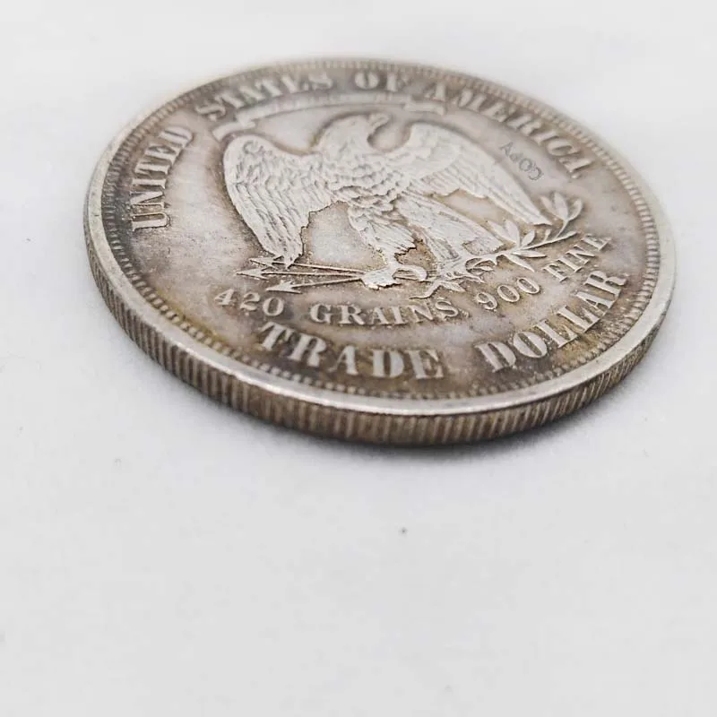 1874 монеты США Трейд доллар монета коллекционные игрушки копия
