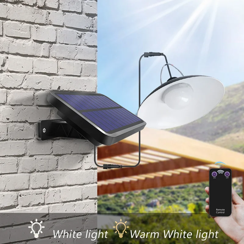 

Double Head Solar Pendant Light Outdoor Indoor Solar Lamp With Line White Warm White Solar Light Lamp For Camping Garden Yard