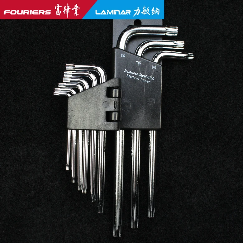 FOURIERS TL-ST004 Инструменты для ремонта велосипеда 9-секционный торцевой шестигранный