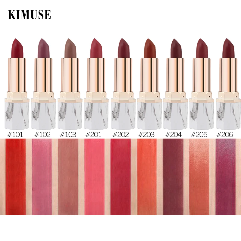 Мягкая бархатная помада KIMUSE водостойкая жидкая матовая Косметическая Помада