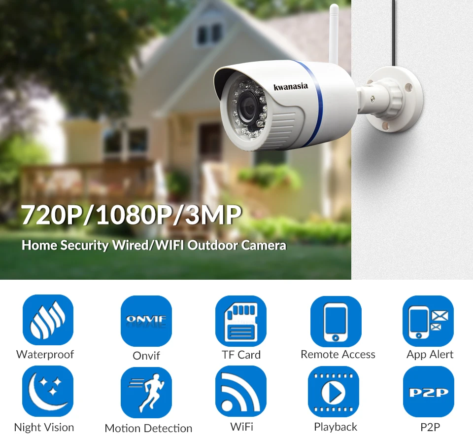 1080P HD IP камера WiFi камера безопасности 3MP 720P наружная беспроводная ip-камера наблюдения домашняя Wi Fi камера видеонаблюдения Onvif Camhi