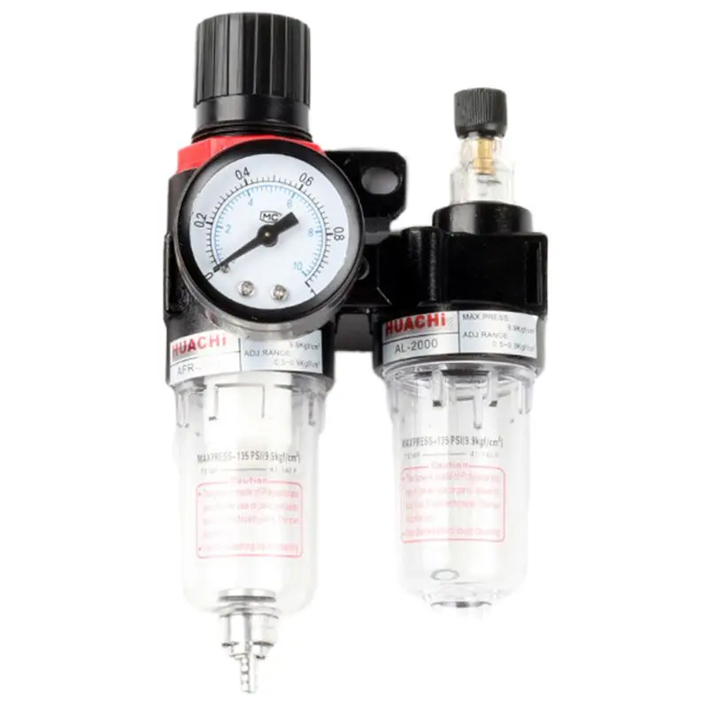 

Durable AFR2000+AL2000 G1/4" AFC2000 Air Compressor Oil Water Separator Filter Regulator Trap