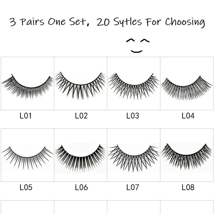 Z'LRAQI BEAUTY 10 ~ 15 мм Новые 5 пар накладных ресниц ручной работы 3D норковые мягкие