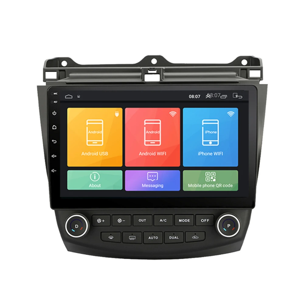 Для Honda Accord 2003 2007 четырехъядерный 10 1 ''Android 9 автомобильное стерео радио GPS