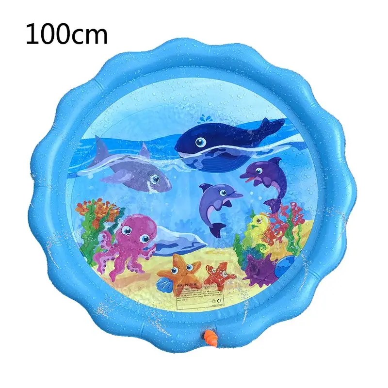 

Inflatable Spray Water Cushion Kid Summer Play Water Mat Lawn Game Pad Sprinkler 54DA