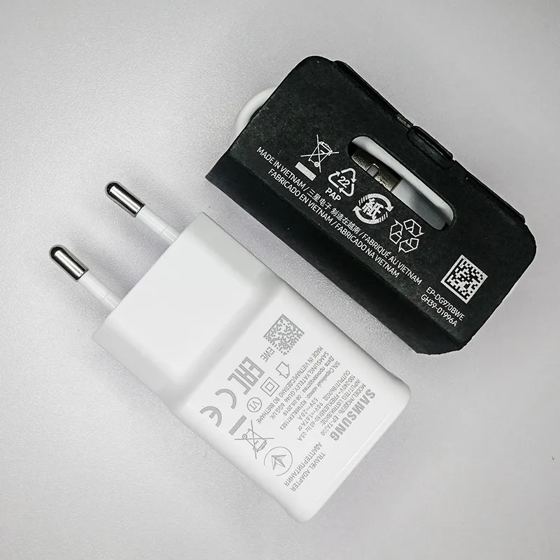 EU Charger and Cable Samsung S10 легко присоединяемого быстродействующего Зарядное устройство 9V 1.67A адаптер питания для быстрой зарядки Тип-c кабель для Galaxy A30 A40 A50 A70 A60 S8 note 8, 9 - Тип штекера: EU Charger and Cable