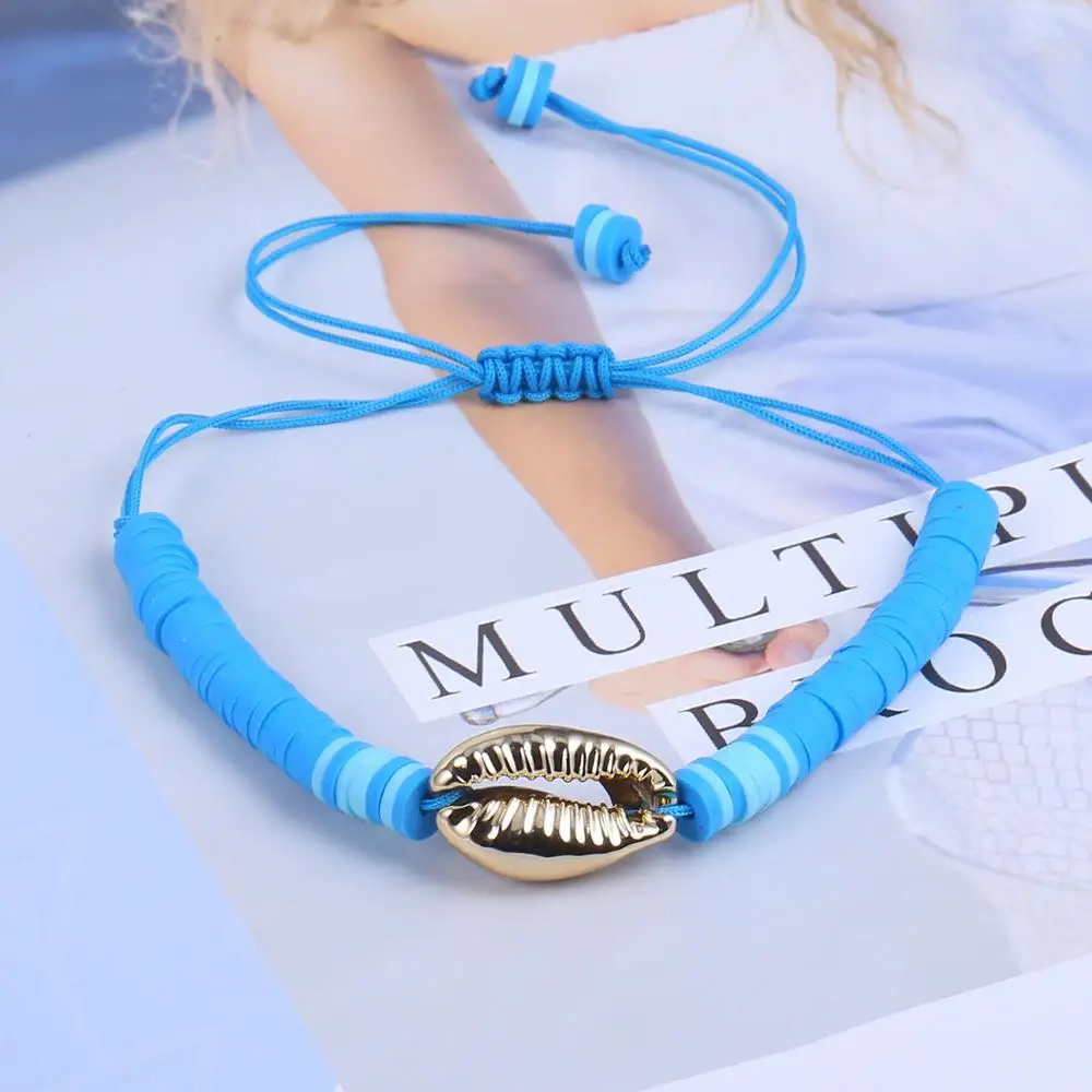 Модные богемные модные комплекты браслетов из 3 предметов Регулируемый морской