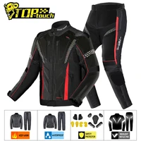 man motorcycle jacket suits waterproof chaqueta moto motorbike pants riding windproof moto jacket reflective body armor cloth
