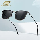 SIMPRECT фотохромные поляризованные очки солнечные мужские 2021 UV400 Высокого качества бренд люкс дизайнер модные ретро винтажные антиблик вождение Анти-синий свет квадратные солнцезащитные очки