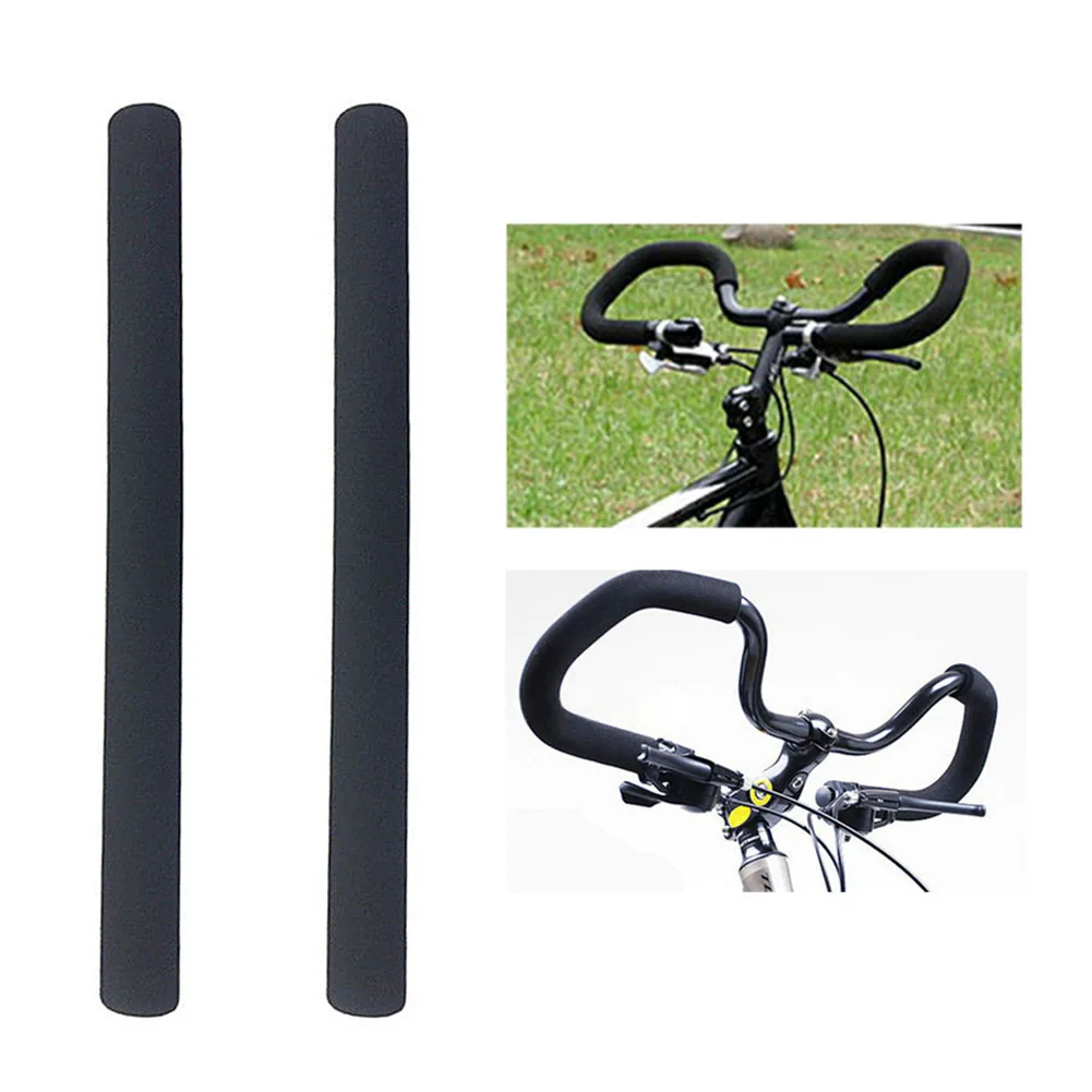 2 шт. велосипедная противоскользящая губчатая Крышка для руля из мягкой пены