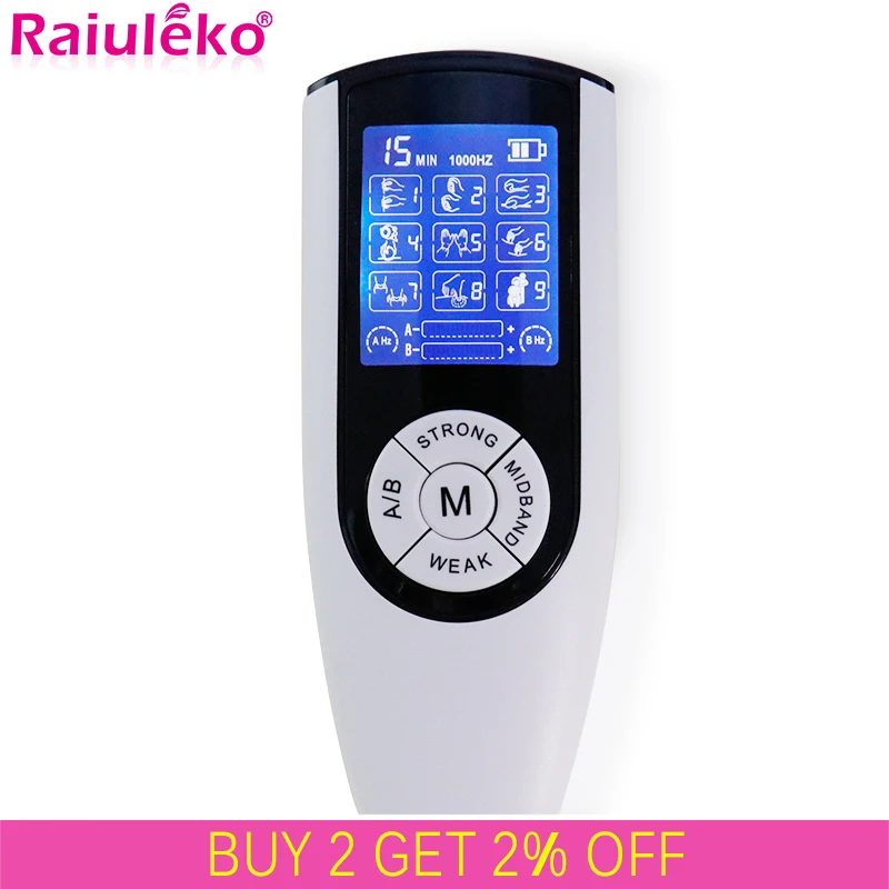 

Electric Tens Therapy Massager EMS Muscle Stimulator Pulse Acupuncture Slimming Digital Relax Massage Machine Electrostimulator