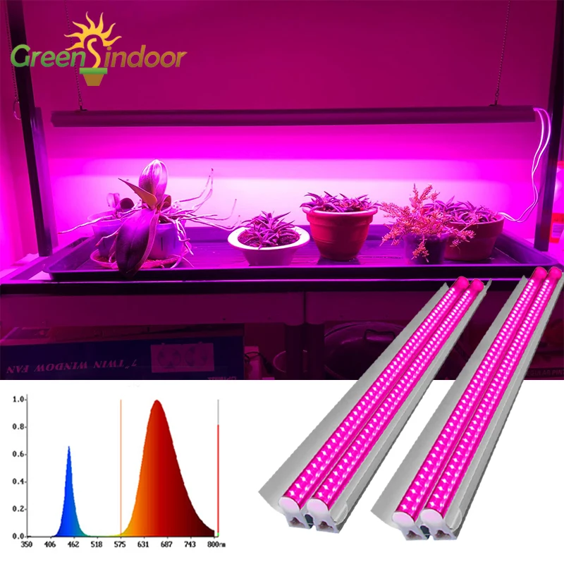 

Крытый 50 см Фито лампа 100W SMD2835 светодиодов чип-диод лампочка светодиодное освещение для выращивания светильник полный спектр 400-830nm Phytolamp для...
