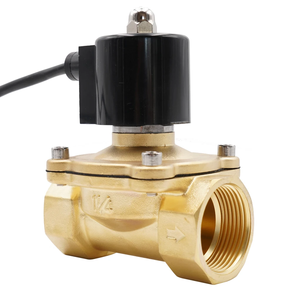 Нормально закрытый электромагнитный клапан для фонтана проточной воды G3/8 до G2 220