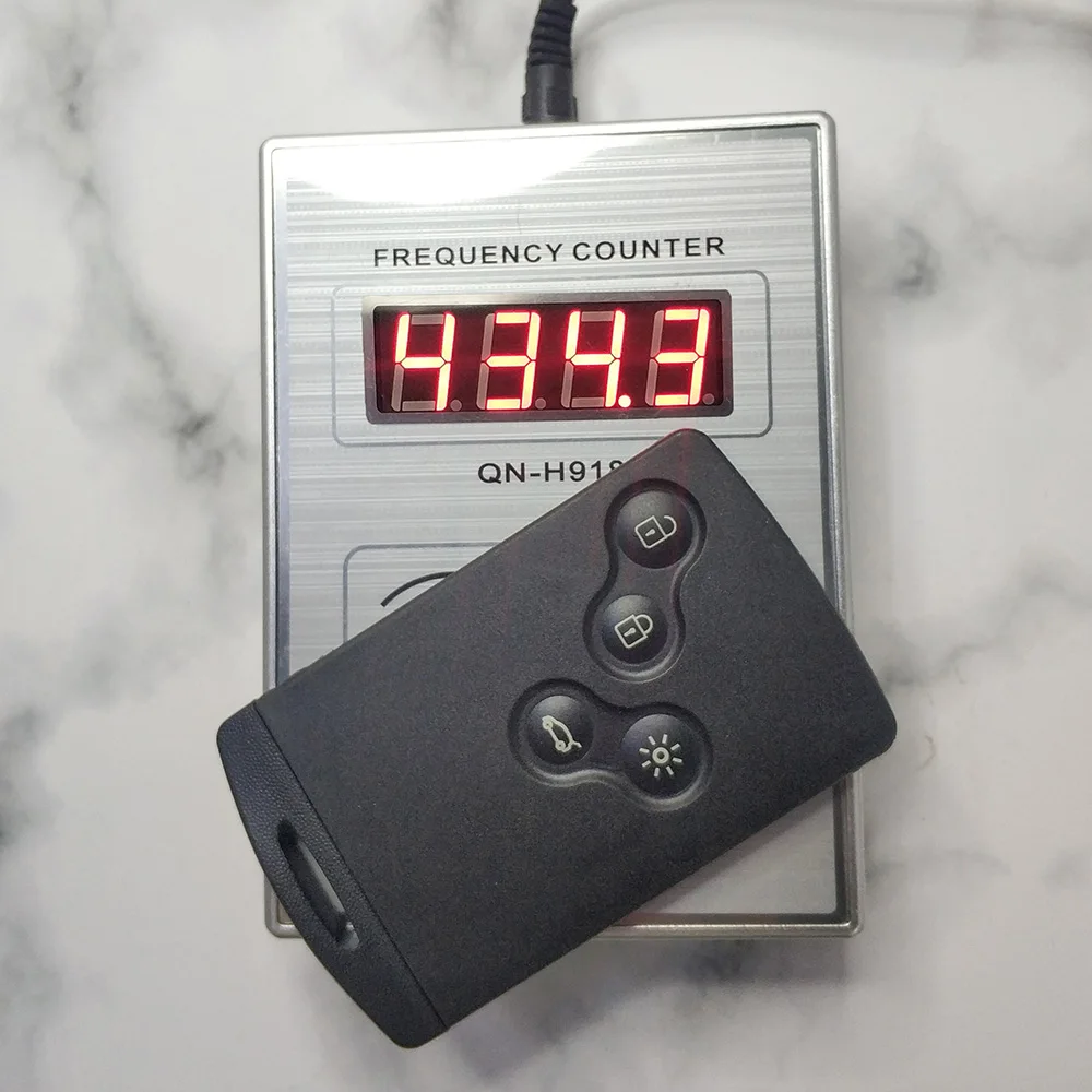 Смарт ключ KEYECU с дистанционным управлением 4 кнопки 433 МГц чип PCF7952 для Renault Koleos 2009