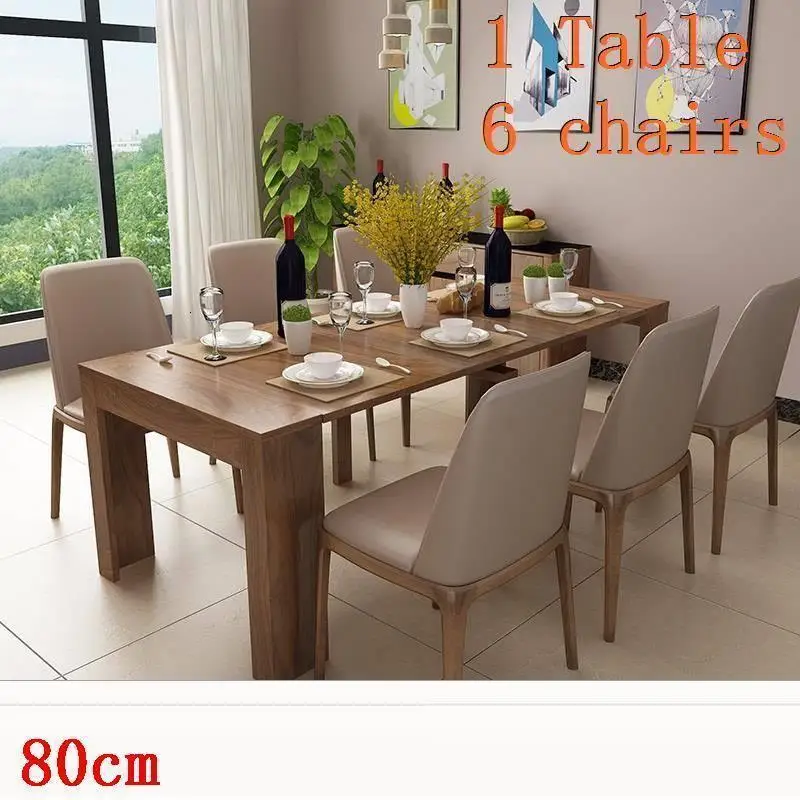Mueble Comedor A Langer Redonda Tavolo Da Pranzo Eet Tafel Piknik Masa Sandalye деревянный обеденный стол