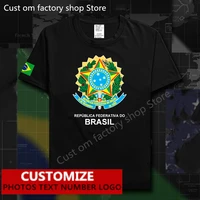 brazil flag %e2%80%8bt shirt free custom jersey diy name number logo 100 cotton t shirts men women loose casual t shirt brazilian tees