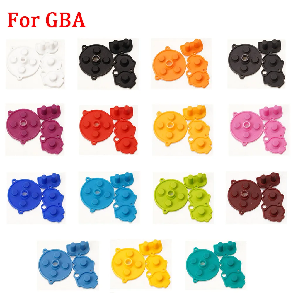 Original GBA Rubber Button Conductive Pads for GameBoy Advance Keypad A-B D-pad Start Select Buttons Conductive Pads