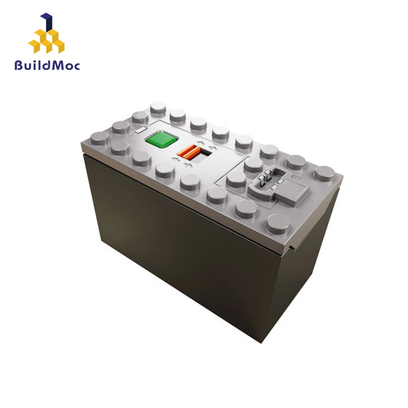 

BuildMOC 64228 Granular Battery Case For Building Blocks Parts DIY LOGO Educational Creative gift Toys