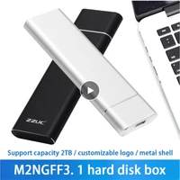 usb 3 1 to m 2 nvme pcie ssd enclosure nvme m key to type c adapter case for ssd usb3 1 to m 2 ngff sata ssd case box