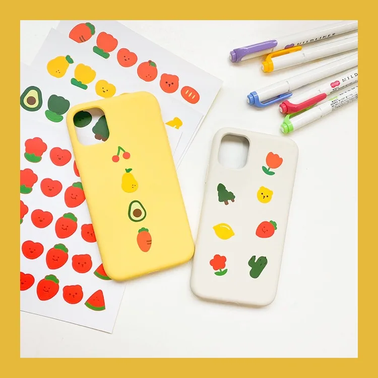 1 лист/набор мультфильм милый КОРЕЯ Ins плоды наклейка сделай сам Скрапбукинг