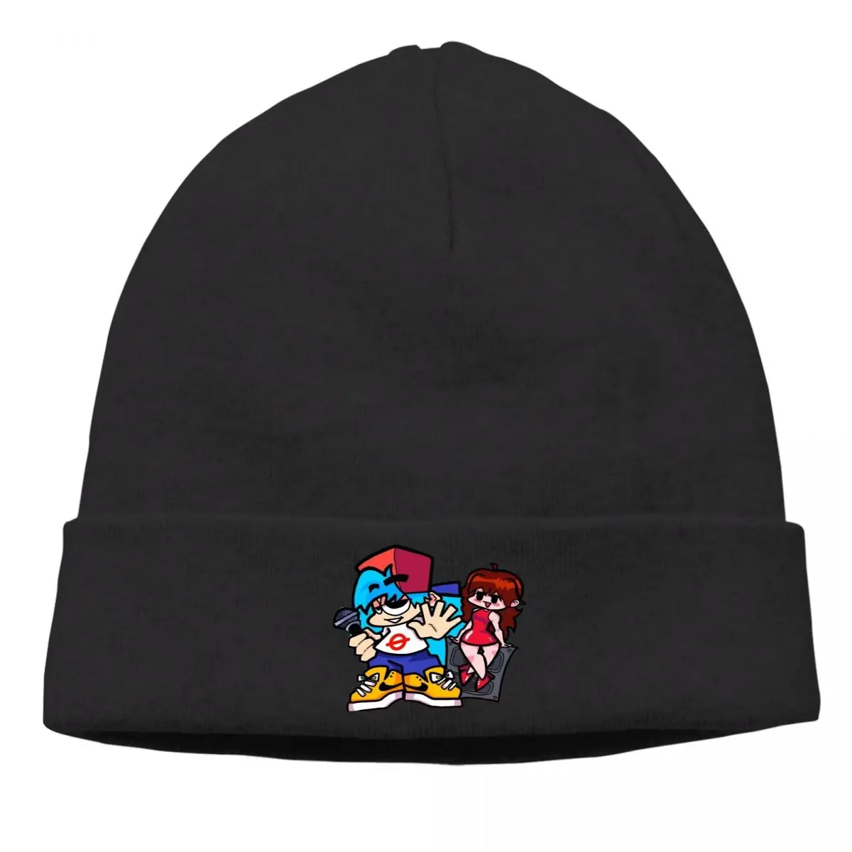 

Friday Night Funkin Daddy Dearest Rhythm Game Skullies Beanies Hello Knit Bonnet Hats Men Women's Unisex Ski Cap