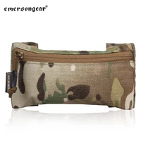 emersongear tactical 180x100mm flat pouch pocket purposed bag loop hoop airsoft hunting hiking outdoor portable nylon panel