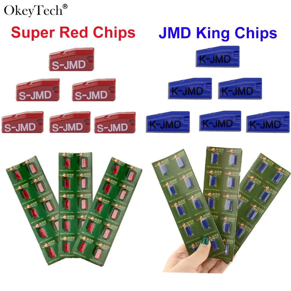 Оригинальный универсальный чип JMD 5 шт./лот блестящие чипы красные/синие для