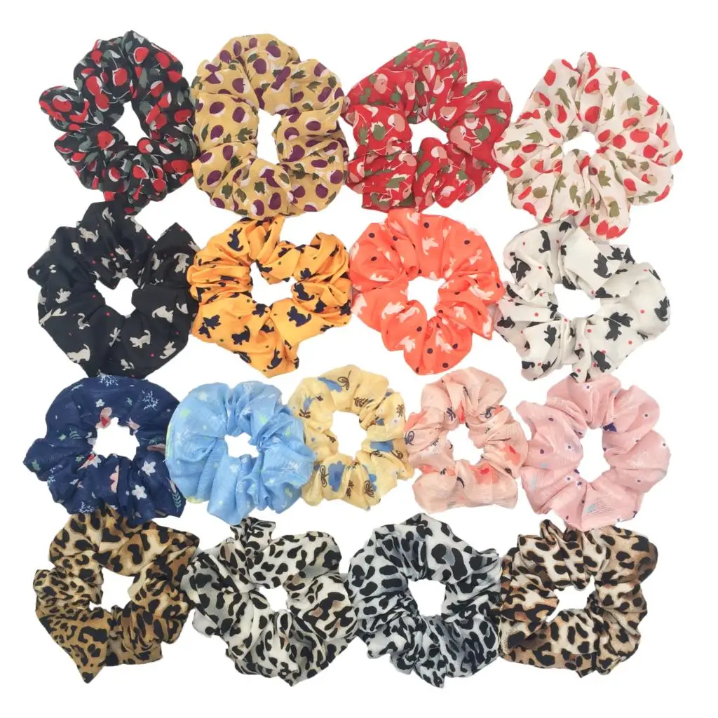 Бархатные эластичные резинки для волос 10/6 шт./лот без складок девочек