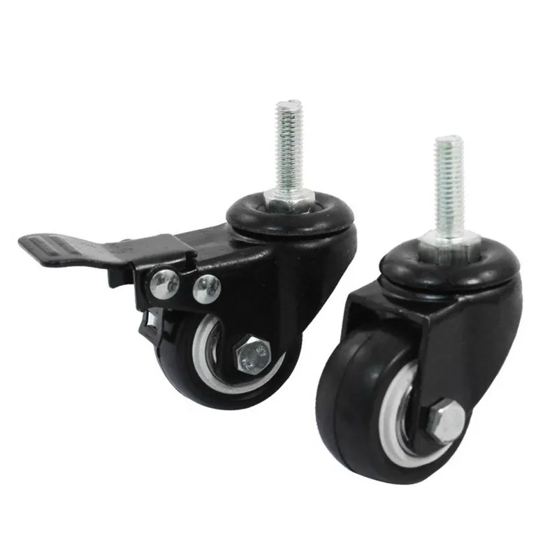 Shopping Wheel Trolley Brake Swivel Caster 1.5-Inch Black 4-Piece | Обустройство дома