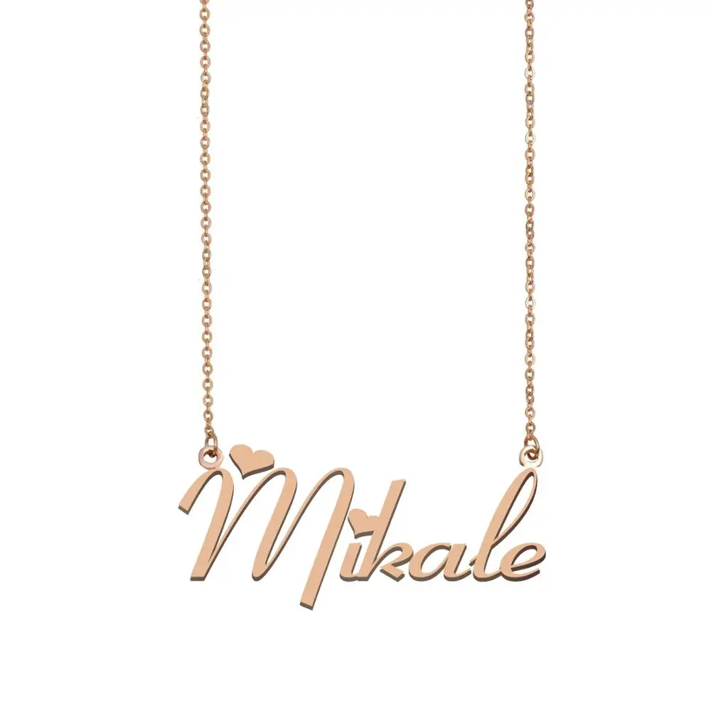

Mikale Name Necklace , Custom Name Necklace for Women Girls Best Friends Birthday Wedding Christmas Mother Days Gift
