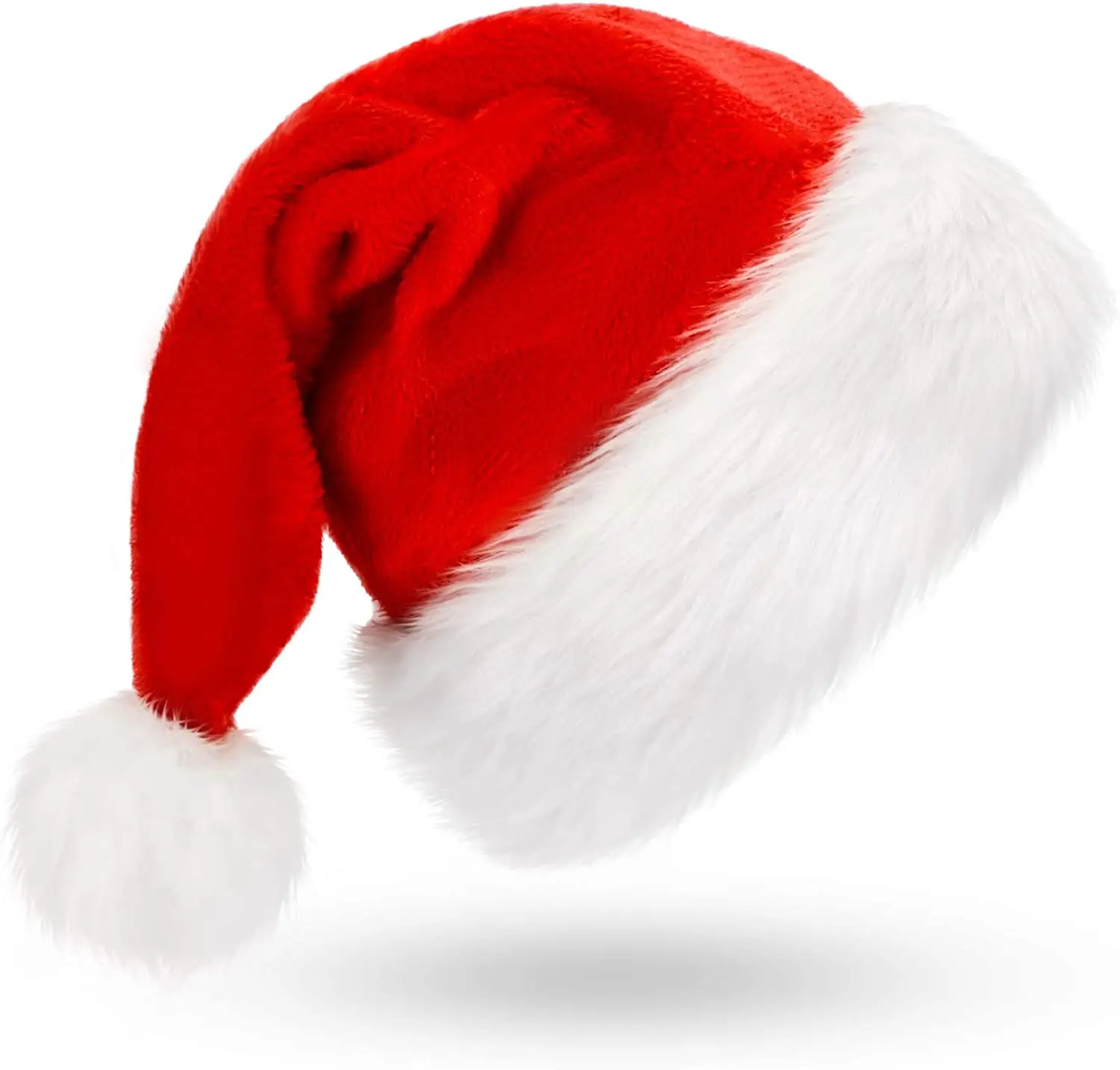 

10 Pcs 2022 Christmas and New Year Models to Increase Thickened Flannel Christmas Hats, Christmas Decoration Gifts For Parties